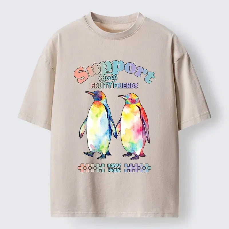 Funny Penguin Meme T-Shirt for Summer