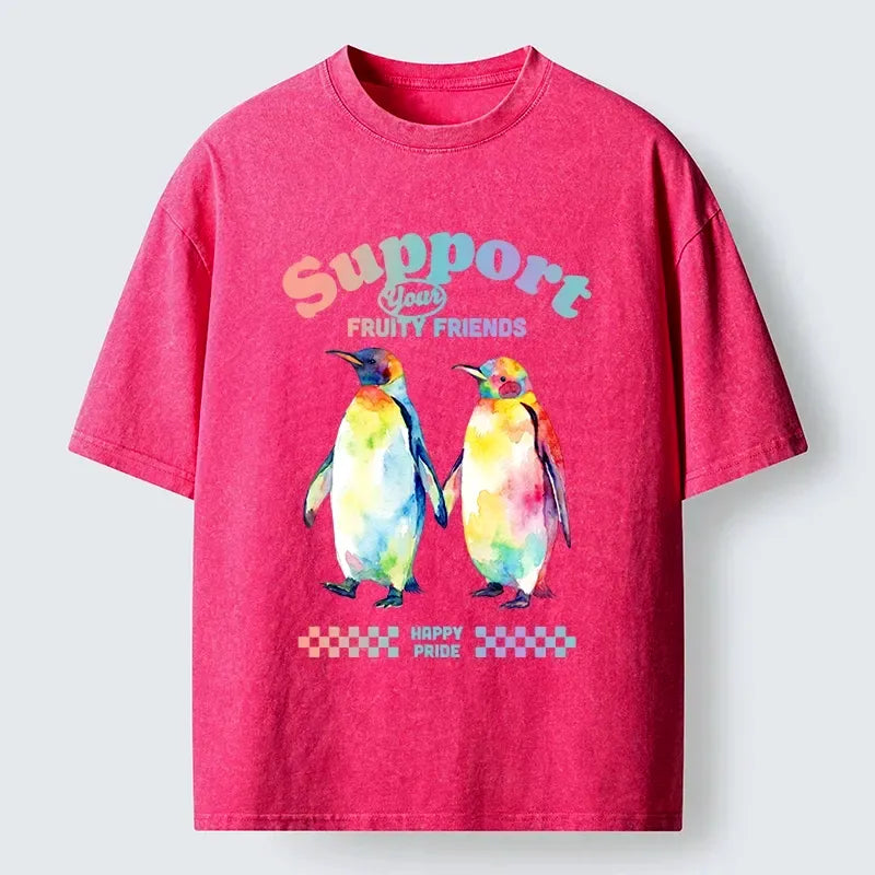 Washed Japanese Streetwear Tee for Daily Wear