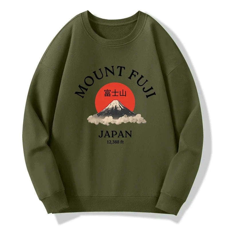 Japanese Mount Fuji unisex sweatshirt