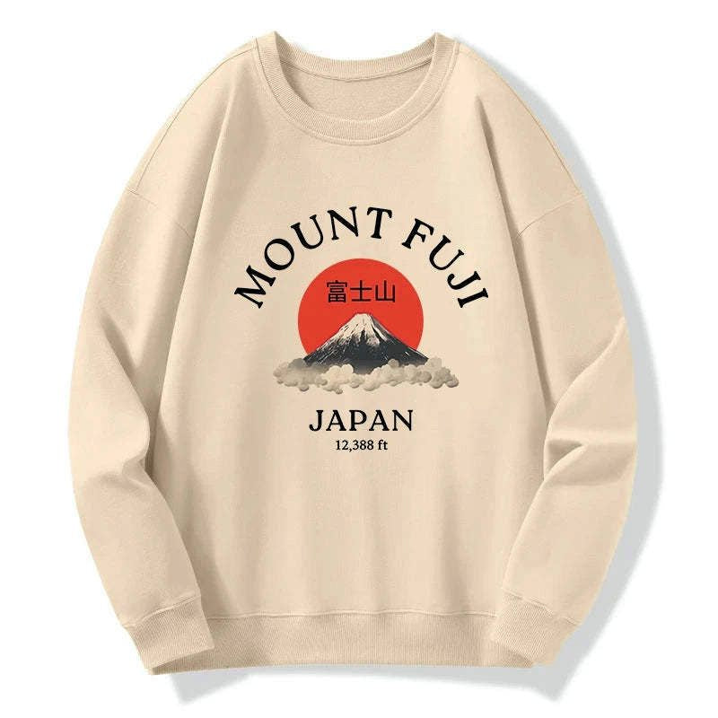Japanese Mount Fuji unisex sweatshirt