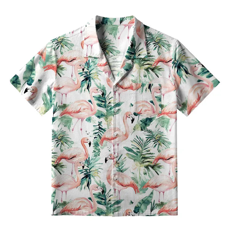 Japanese Hawaiian Shirt for Summer Vacation