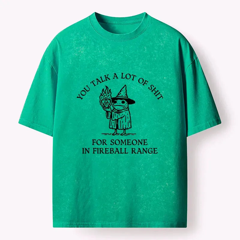 Japanese Frog Wizard Meme Washed T-Shirt