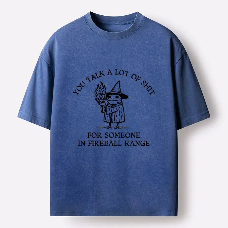 Japanese Frog Wizard Meme Washed T-Shirt