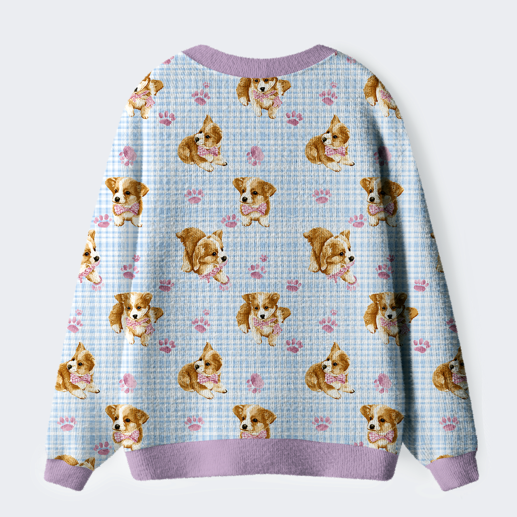 Kyoto-Lion Corgi Paws Cardigan On Sale