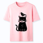 Classic Ukiyo-e Cat Tee for Daily Wear