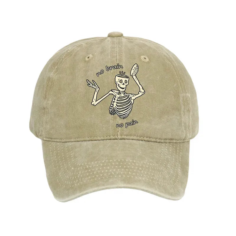 vintage skeleton cap for streetwear