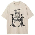 washed cat t-shirt gift idea