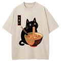 Kyoto lion cat ramen vintage tee