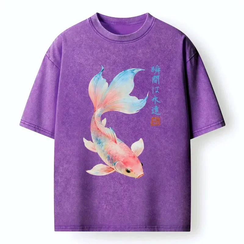 dreamy hues koi fish unisex tee