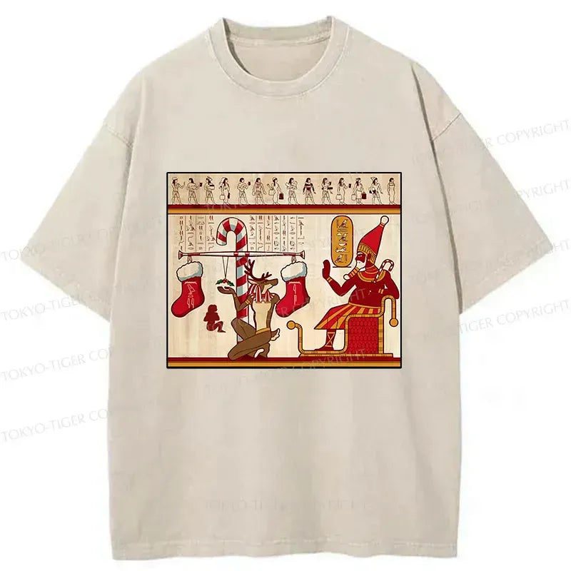 Japanese Vintage Washed T-Shirt for Christmas