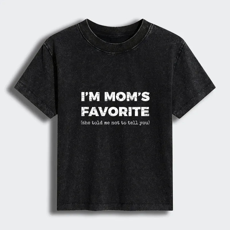 Kyoto-Lion Mother's Day Jokes Women's Washed T-shirt