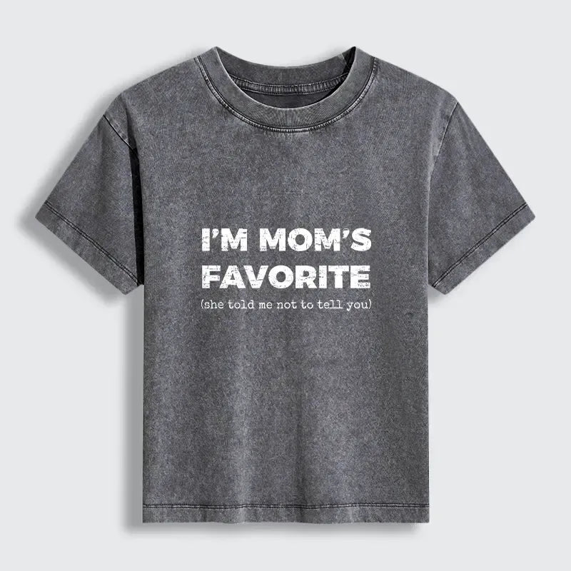 Japanese Washed T-shirt for Mother's Day