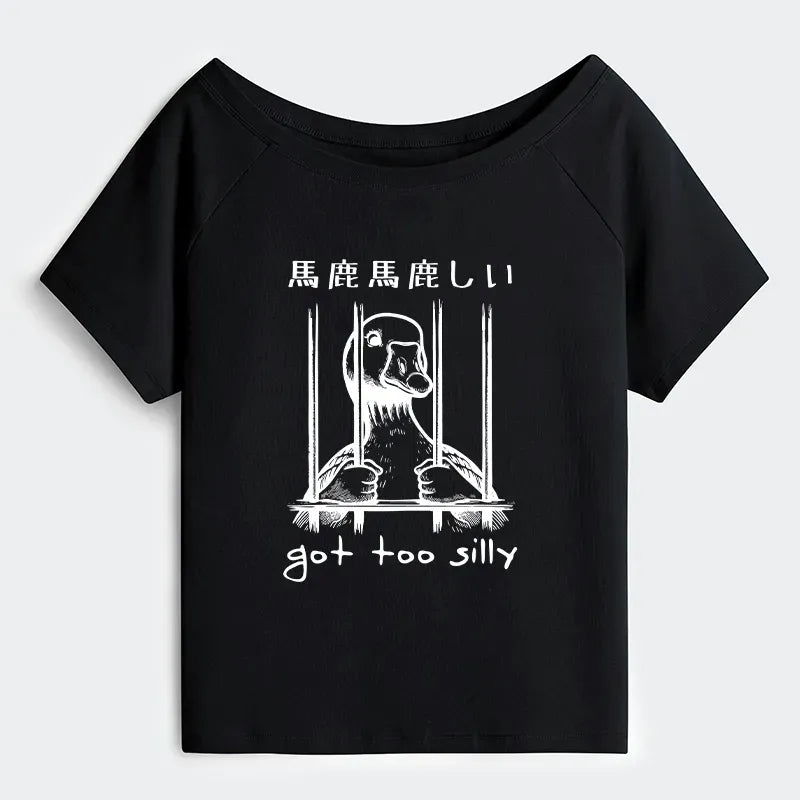 Funny Kyoto Lion Tee for Women
