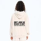Kyoto-Lion Sarcastic Funny Quote Washed Zip Hoodie