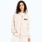 Kyoto-Lion Sarcastic Funny Quote Washed Zip Hoodie