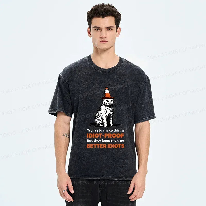 Kyoto Cat Tee for Summer Trendy