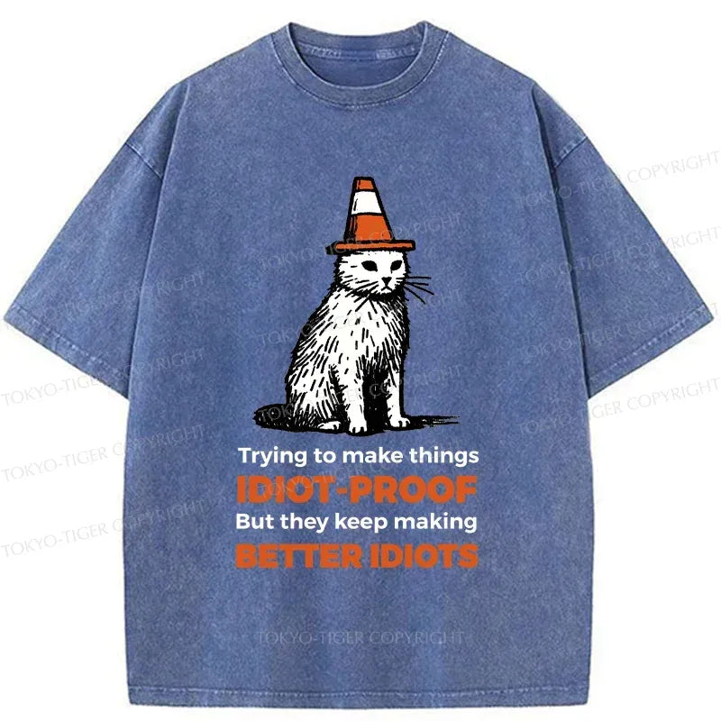 Kyoto Cat Tee for Summer Trendy