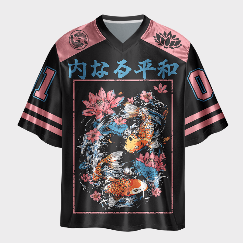 Oversized Koi Jersey for Daily Wear