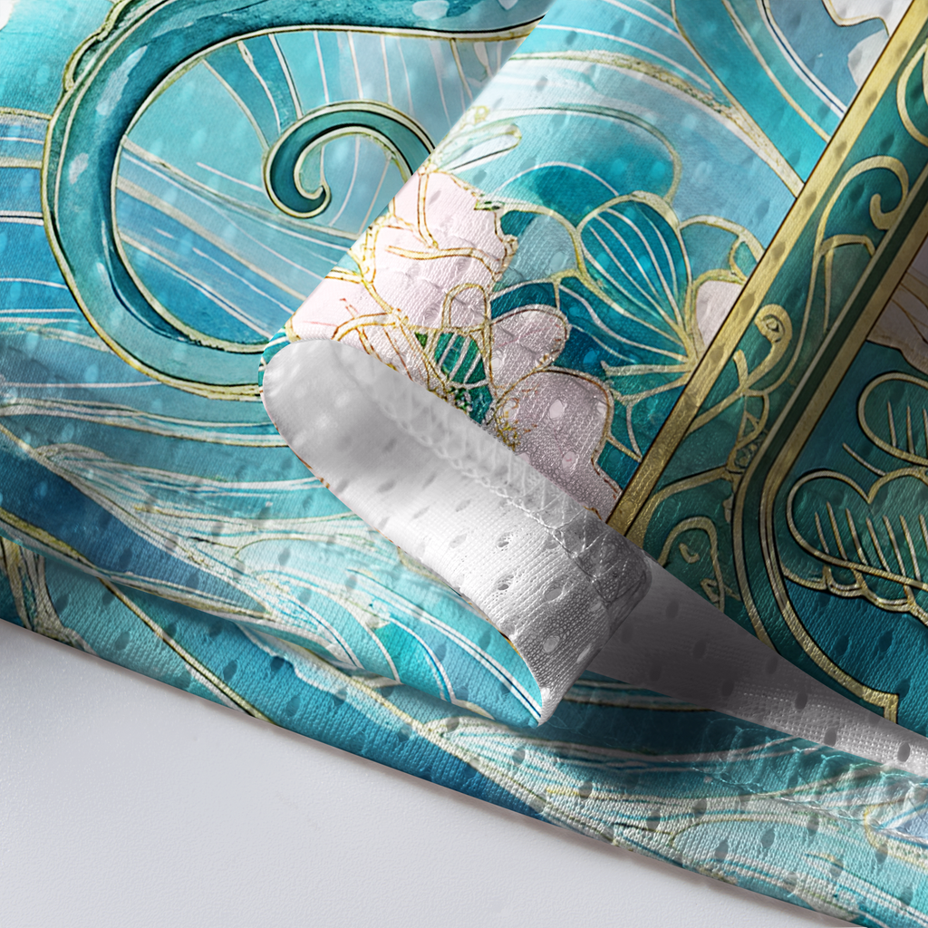 Kyoto-Lion Gilded Sakura Ocean Octopus Mesh Jersey