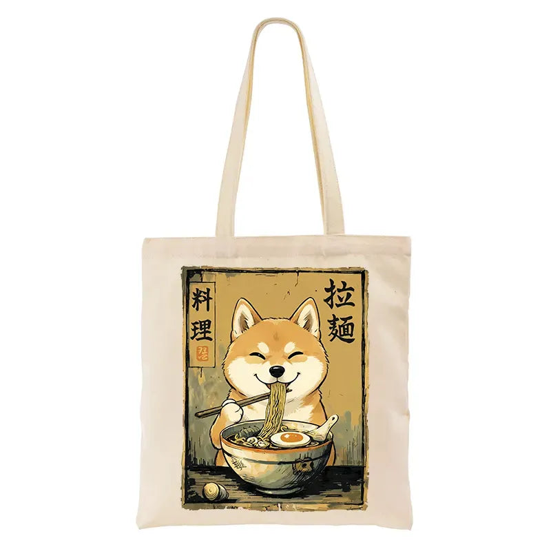 [Copy]Kyoto-Lion Aesthetic Yellow And Black Bird Tote Bag