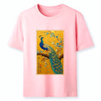 Peacock Japanese Classic T-Shirt for Daily Wear
