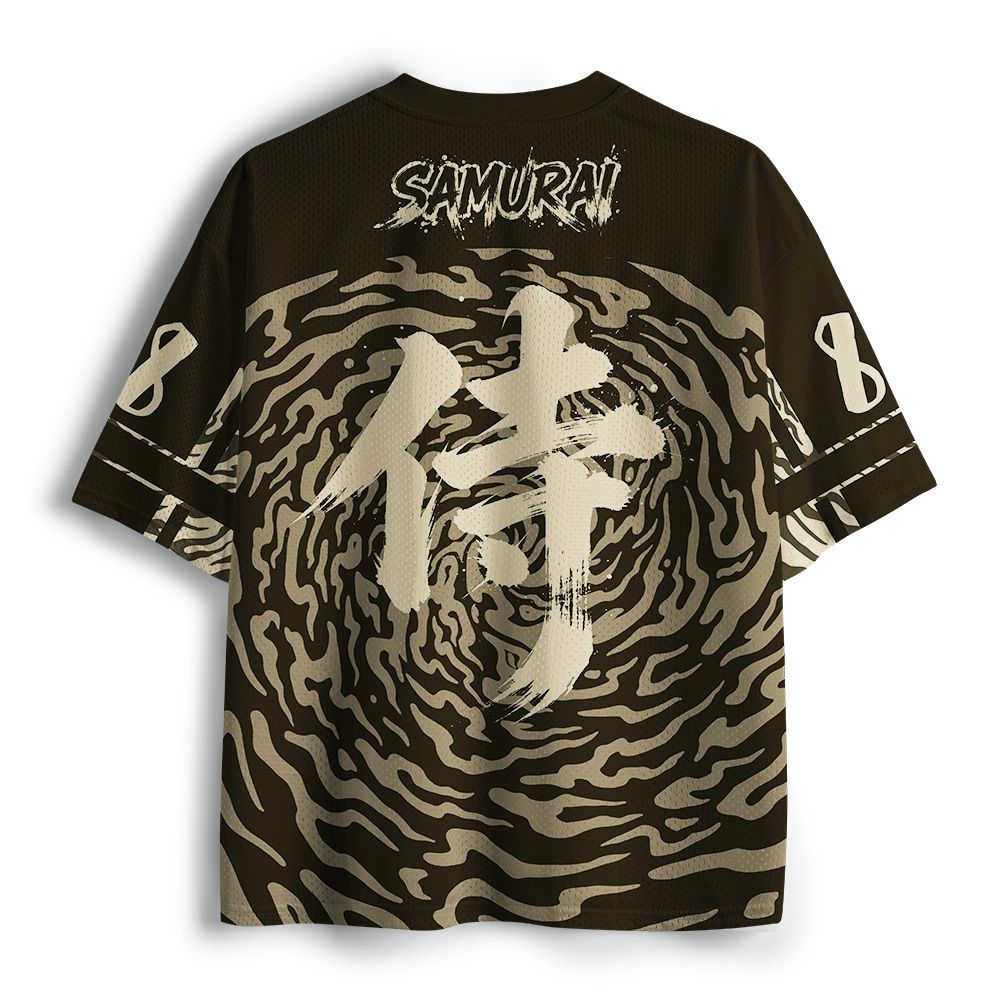Breathable Frog Samurai Mesh Jersey for Casual