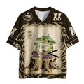 Japanese Frog Samurai Mesh Jersey for Summer
