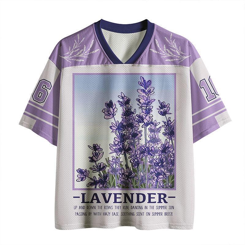 Kyoto-Lion Lavender Scent Mesh Jersey