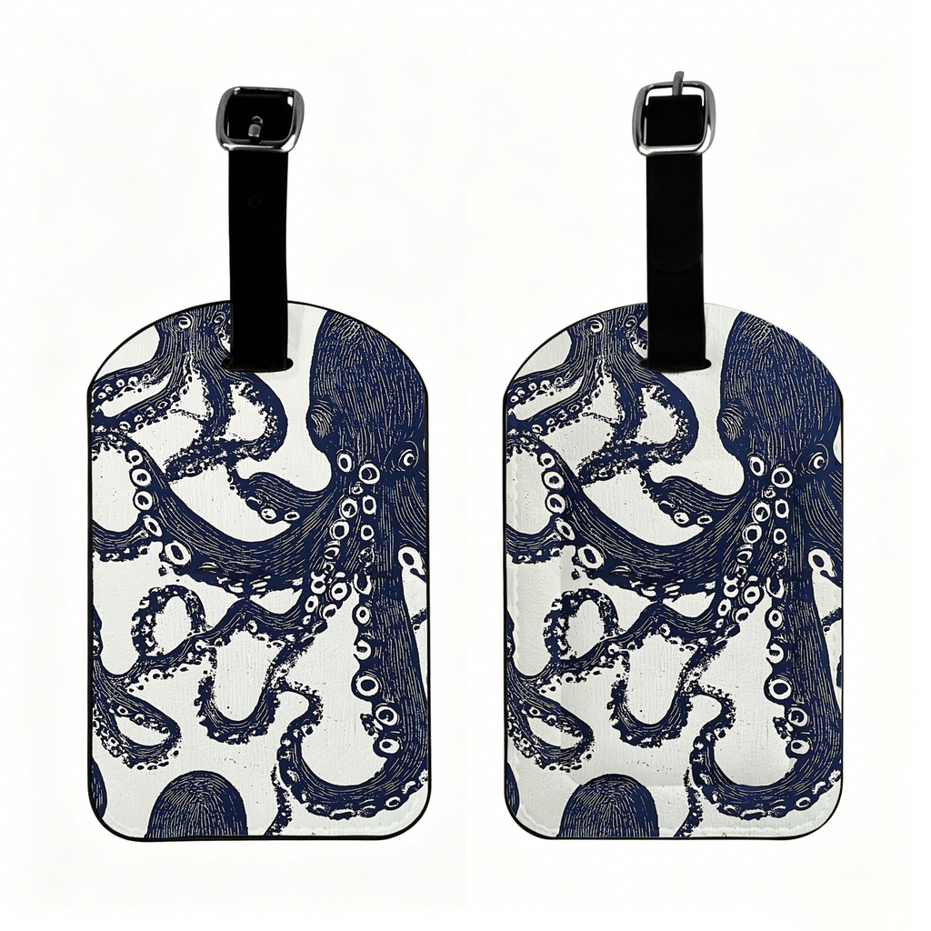 Kyoto octopus luggage tag free shipping