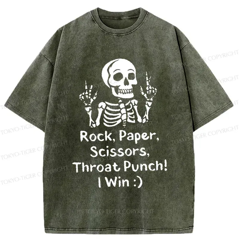 Japanese skeleton washed t-shirt for men