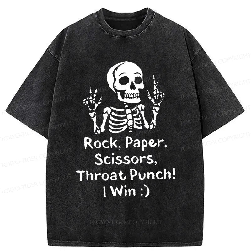Japanese skeleton washed t-shirt for men