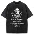 Japanese skeleton washed t-shirt for men