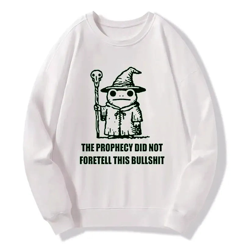 Weird Wizard Frog Sweatshirt Street Style