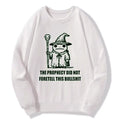 Weird Wizard Frog Sweatshirt Street Style