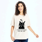 Sassy smoke cat meme tee for cat lovers