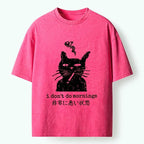 Sassy smoke cat meme tee for cat lovers