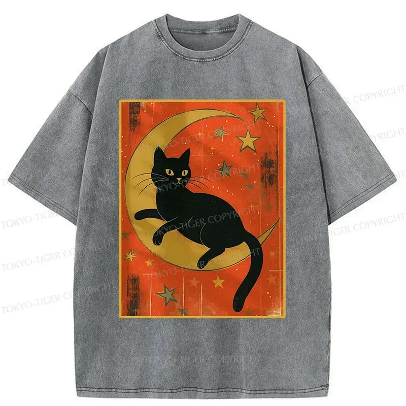 Japanese Vintage Washed T-Shirt for Daily Wear
