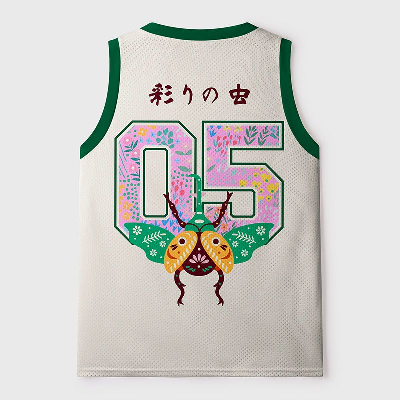 Japanese Lion Mesh Tank Top for Summer
