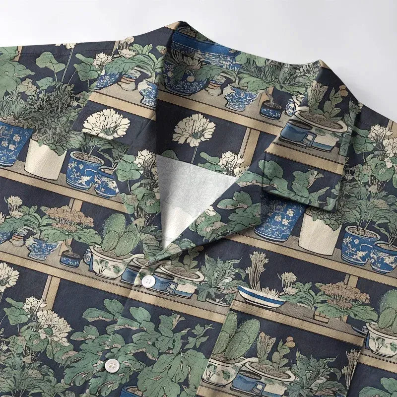 Kyoto-Lion Aloha Shirt Free Shipping Deal