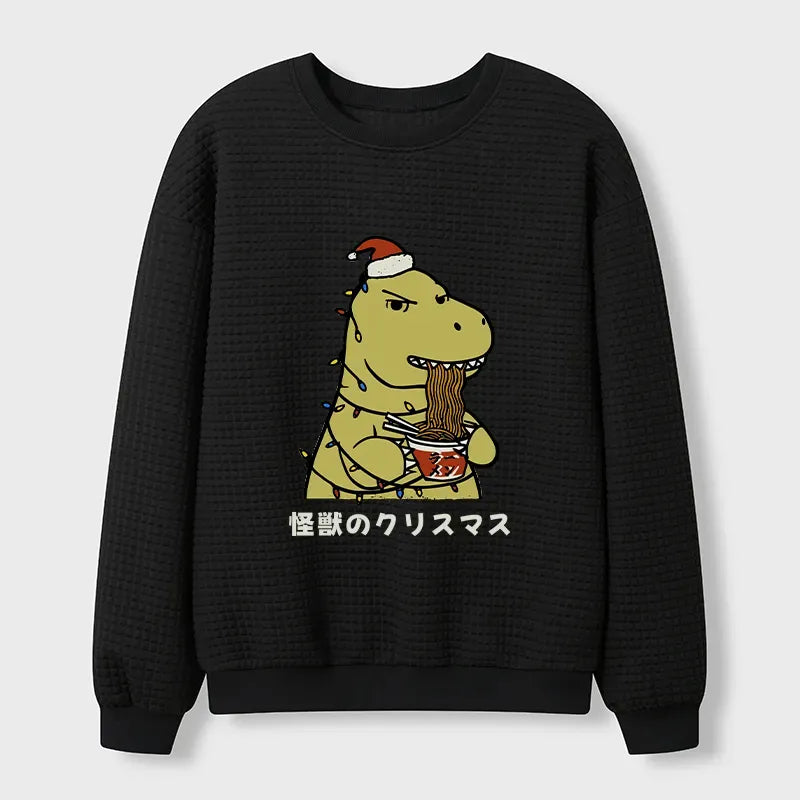 Christmas Waffle Sweatshirt Holiday Special