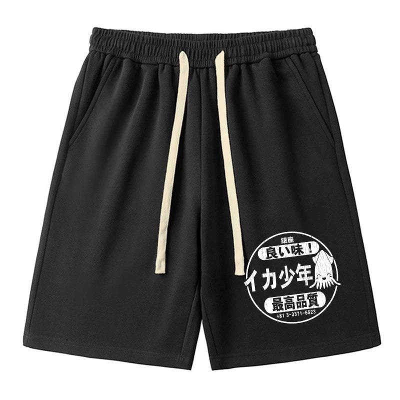 Kyoto lion squid boy casual shorts