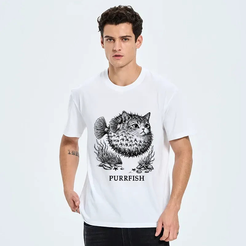 Japanese Cat T-Shirt for Everyday Wear