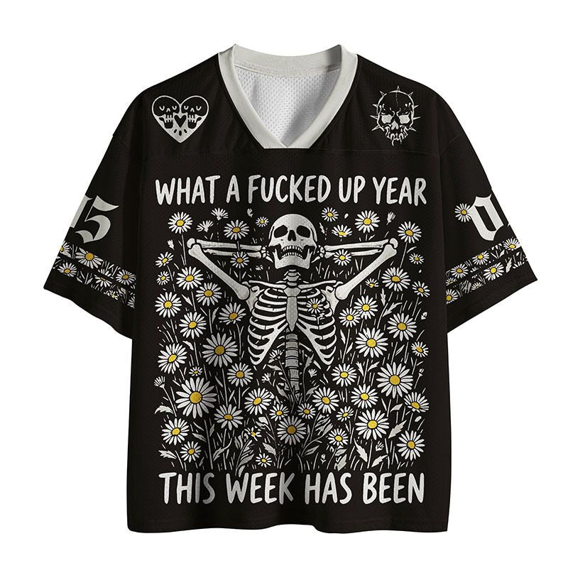 funny mesh jersey for daily wear