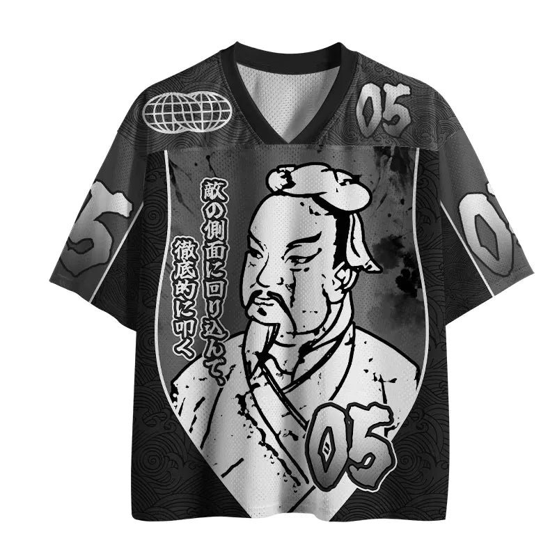 Breathable Mesh Jersey for Casual Daily Wear