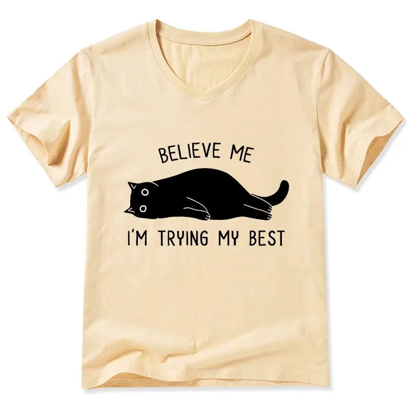 Kyoto-Lion When Life Is Hard Nap First V-Neck Classic T-Shirt