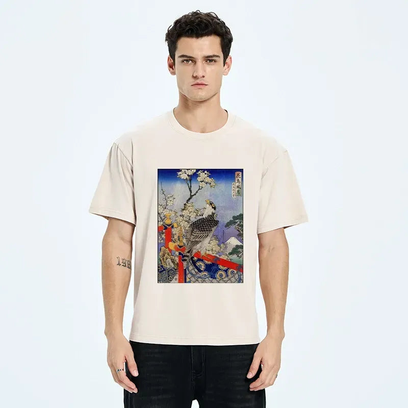 Mount Fuji Sakura T-Shirt Free Shipping
