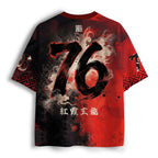 Kyoto-Lion Obsidian Dragon Crimson Sky Mesh Jersey
