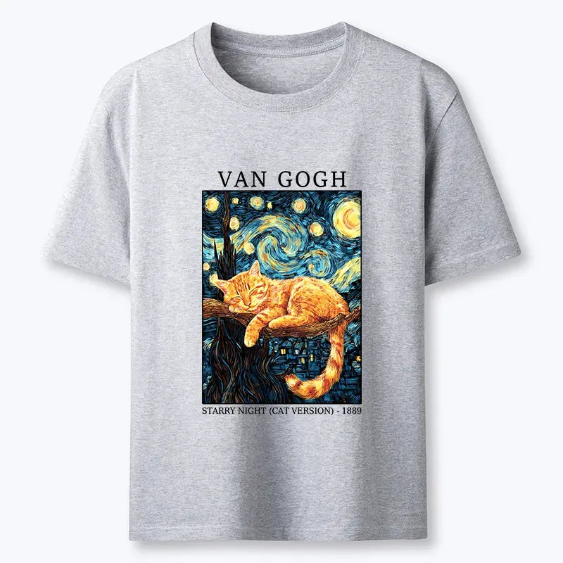 Kyoto-Lion cute cat classic t-shirt for daily wear