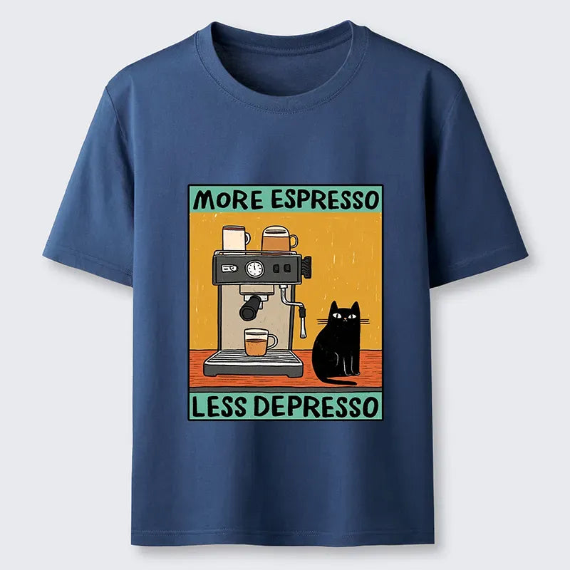 Kyoto-Lion cute cat classic t-shirt for daily wear