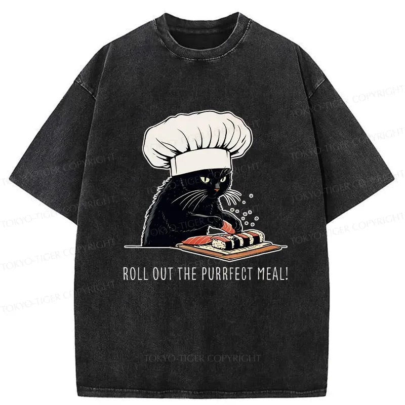 Japanese Vintage Washed T-Shirt for Daily Wear